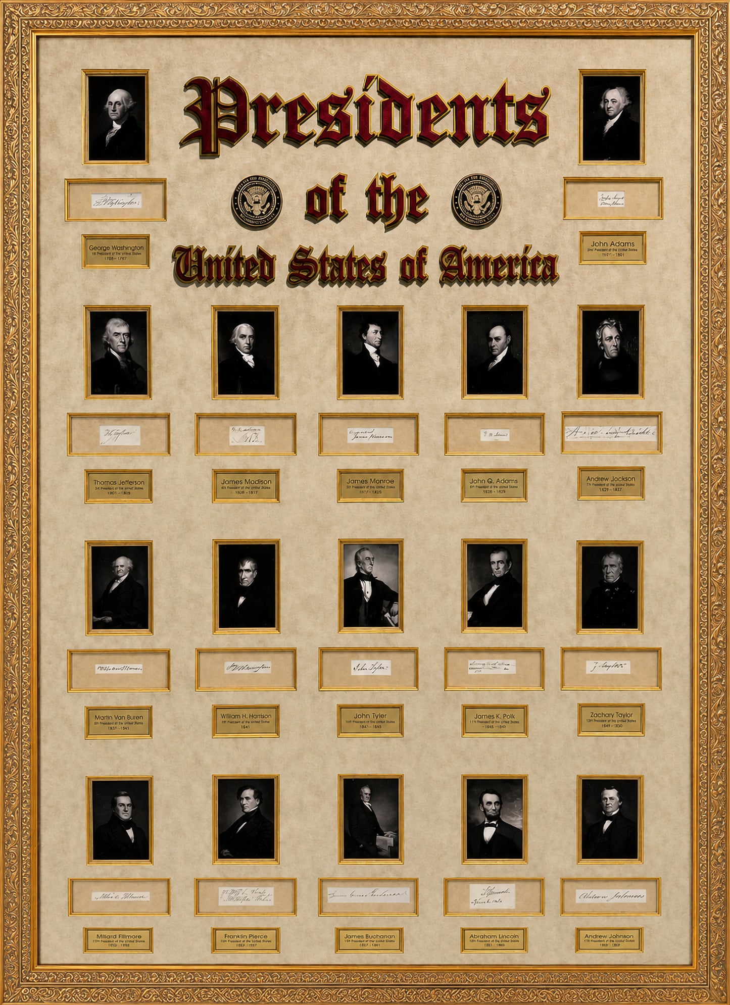 Presidents 3 Large Panels