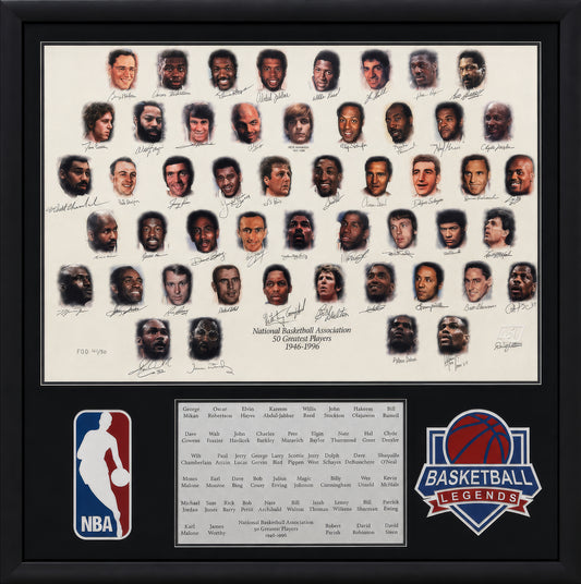 Basketball 50 Greatest Poster