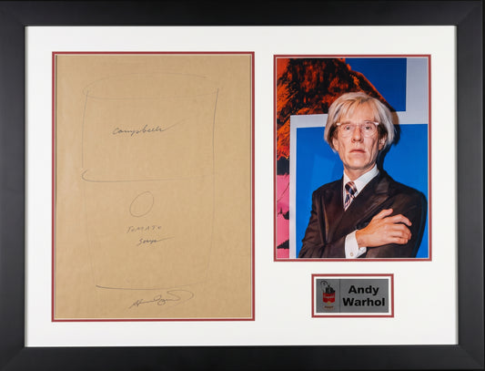 Andy Warhol Campbells Soup Can Sketch